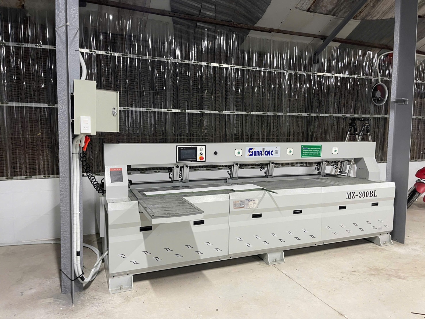 Suba CNC setup trọn bộ máy chế biến gỗ tại Hải Phòng