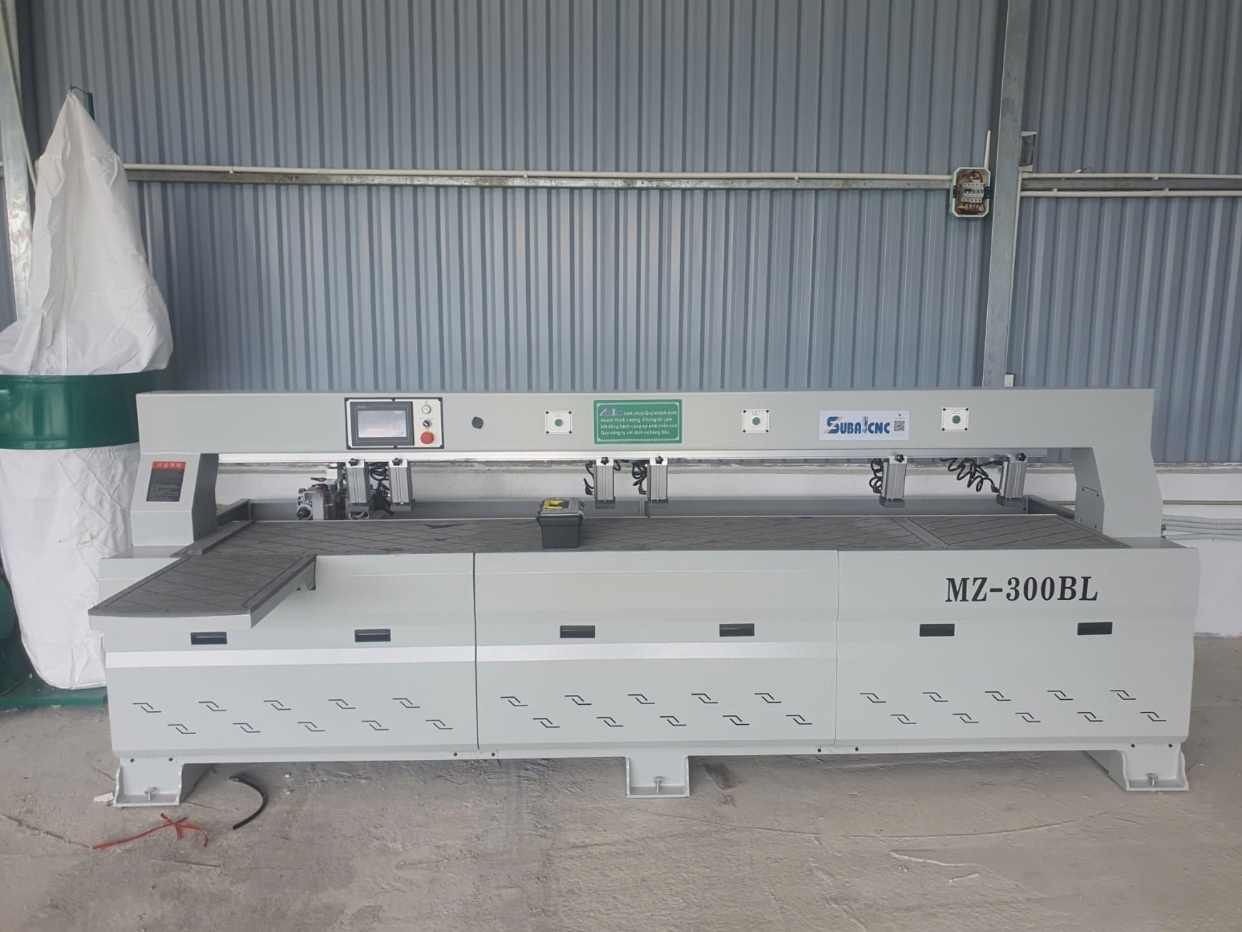 Suba CNC setup trọn bộ máy chế biến gỗ tại Hưng Yên