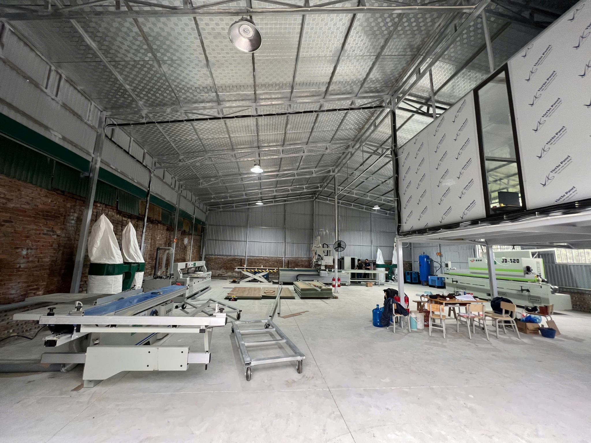 SETUP HOÀN THIỆN FULL DÀN SẢN XUẤT GỖ CÔNG NGHIỆP TẠI MÊ LINH HÀ NỘI