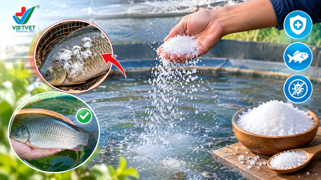 TRỊ NẤM CÁ BẰNG MUỐI: MẸO ĐƠN GIẢN, HIỆU QUẢ
