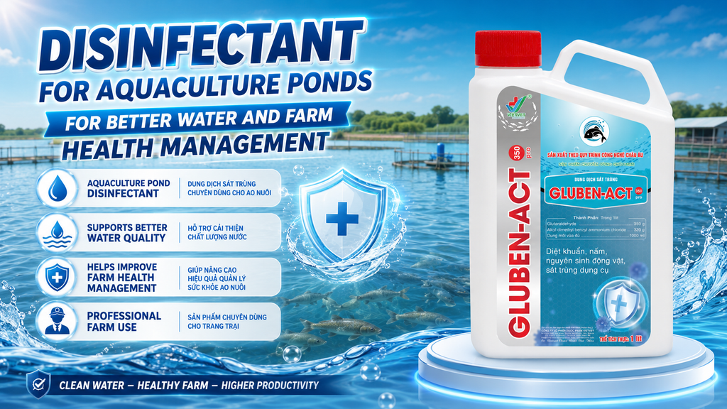 Disinfectant for Aquaculture Ponds for Better Water and Farm Health Management