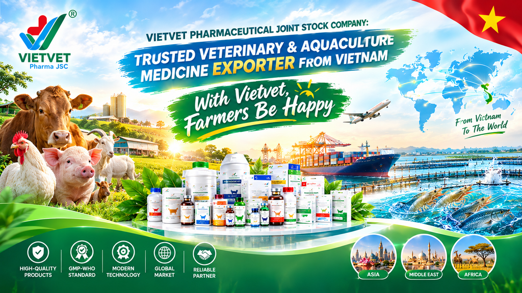 VIETVET PHARMACEUTICAL: VETERINARY & AQUACULTURE MEDICINES