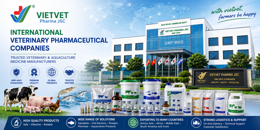 INTERNATIONAL VETERINARY PHARMACEUTICAL COMPANIES: GLOBAL SUPPLIERS