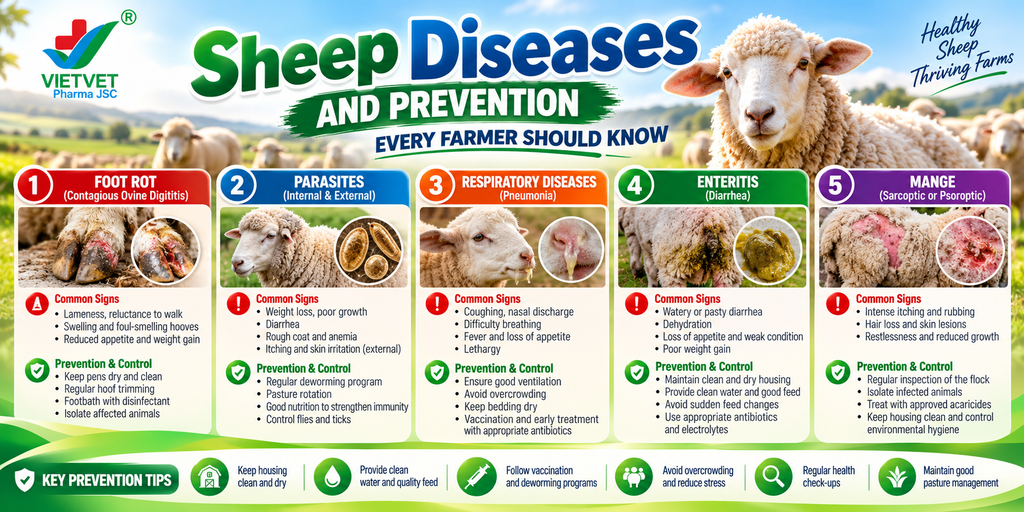 Sheep Diseases and Prevention Every Farmer Should Know