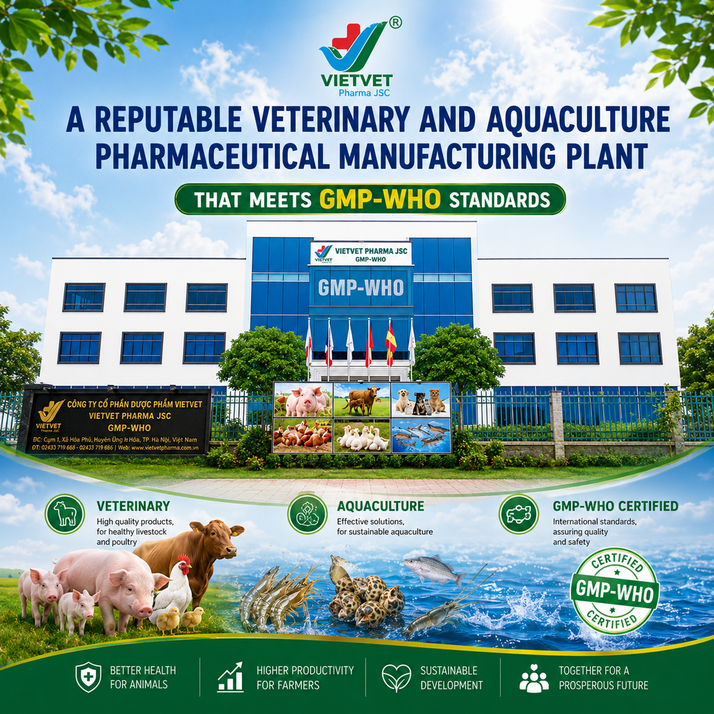 TRUSTED VETERINARY AND AQUACULTURE PHARMACEUTICAL FACTORY