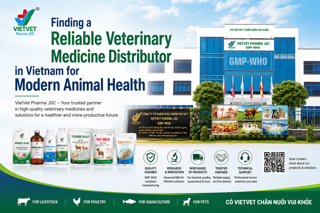 Finding a Reliable Veterinary Medicine Distributor in Vietnam for Modern Animal Health