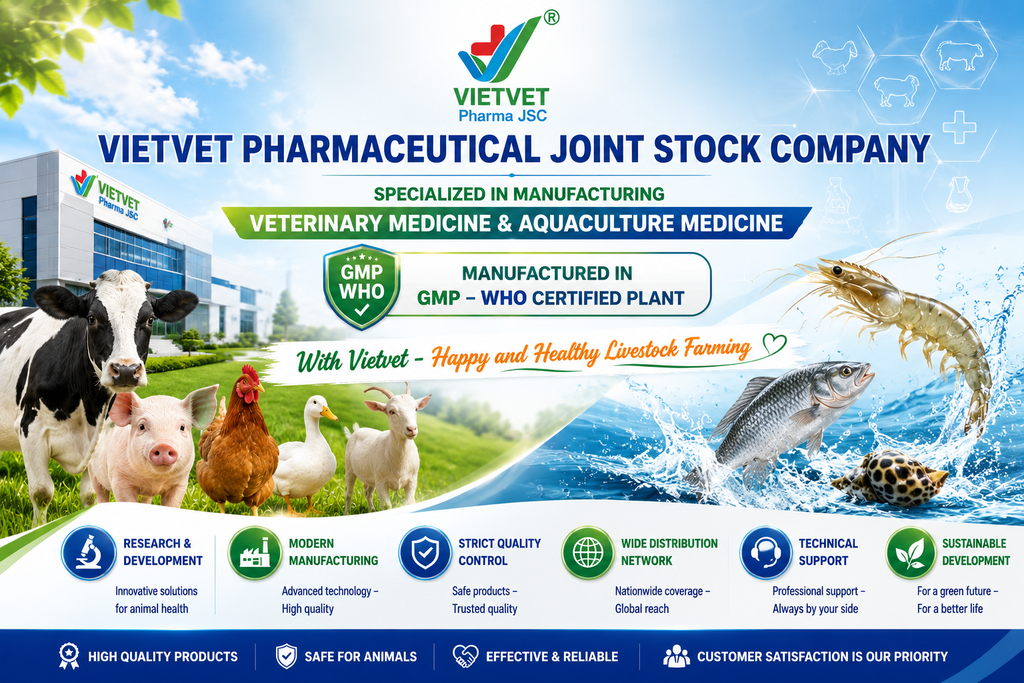 AQUATIC VETERINARY MEDICINE PLANT IN VIETNAM