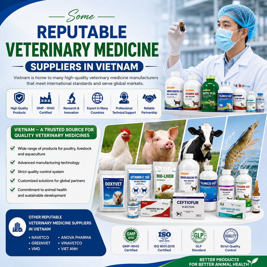 A Reputable Veterinary Medicine Supplier in Vietnam Why Vietvetpharma Is a Trusted Choice