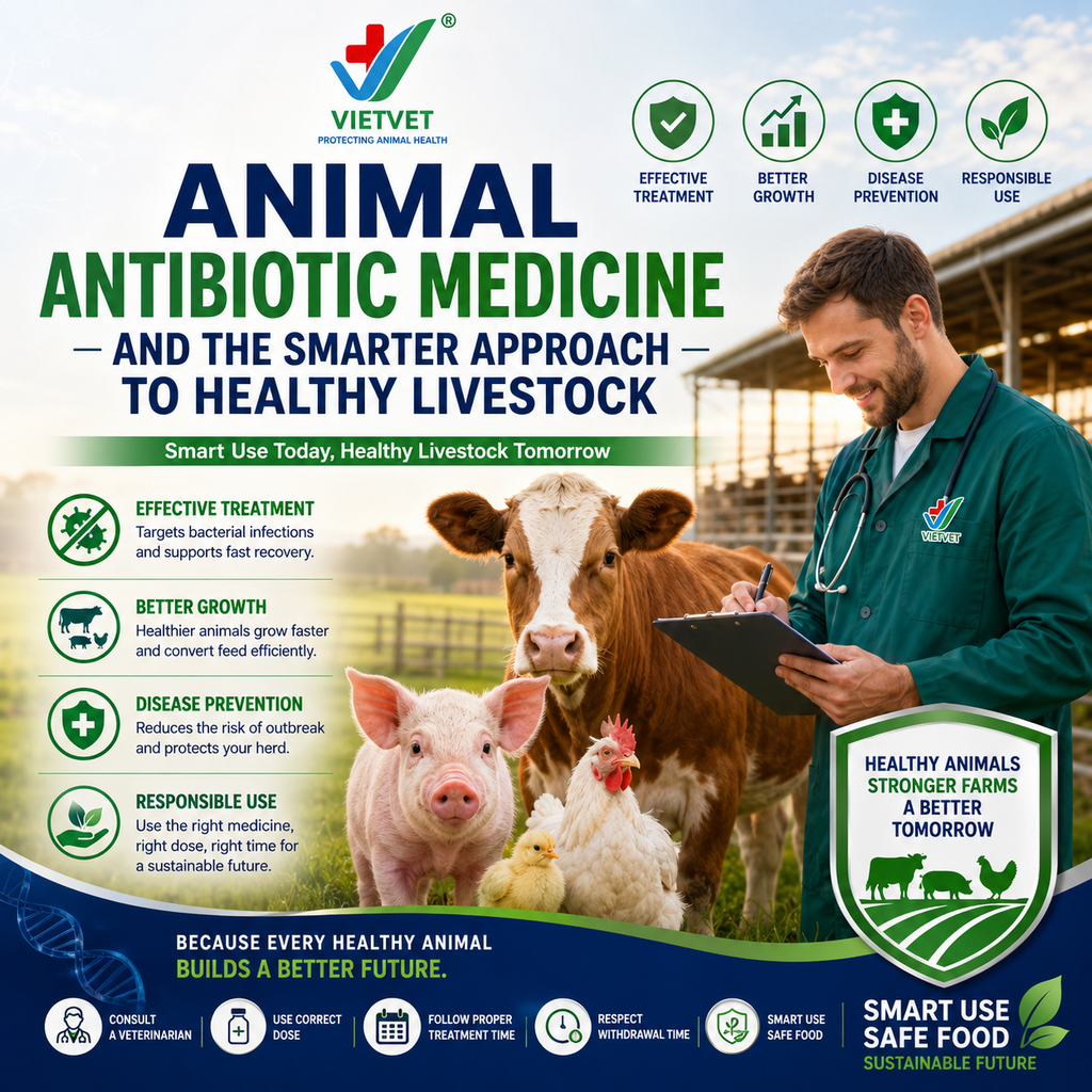 Animal Antibiotic Medicine and the Smarter Approach to Healthy Livestock