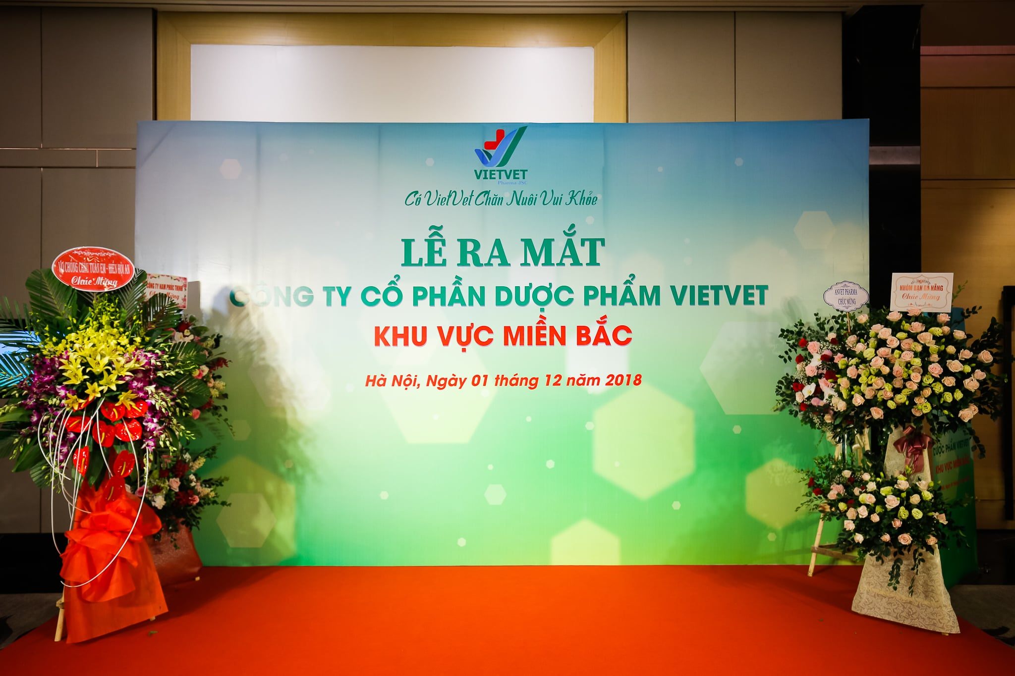 LAUNCH CEREMONY OF VIETVET PHARMACEUTICAL JOINT STOCK COMPANY IN THE NORTHERN REGION