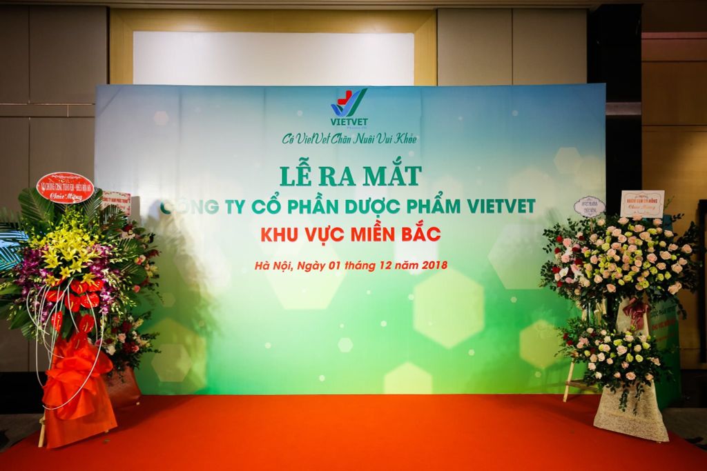 LAUNCH CEREMONY OF VIETVET PHARMACEUTICAL JOINT STOCK COMPANY IN THE NORTHERN REGION