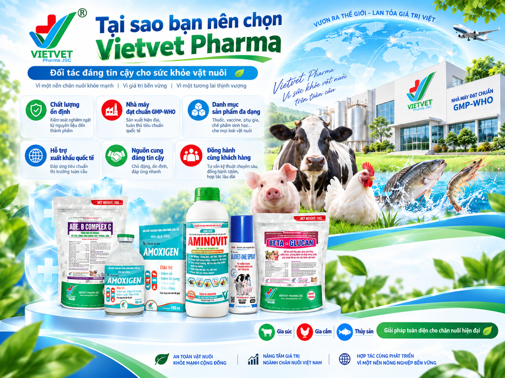 Tại sao bạn nên chọn Vietvet Pharma