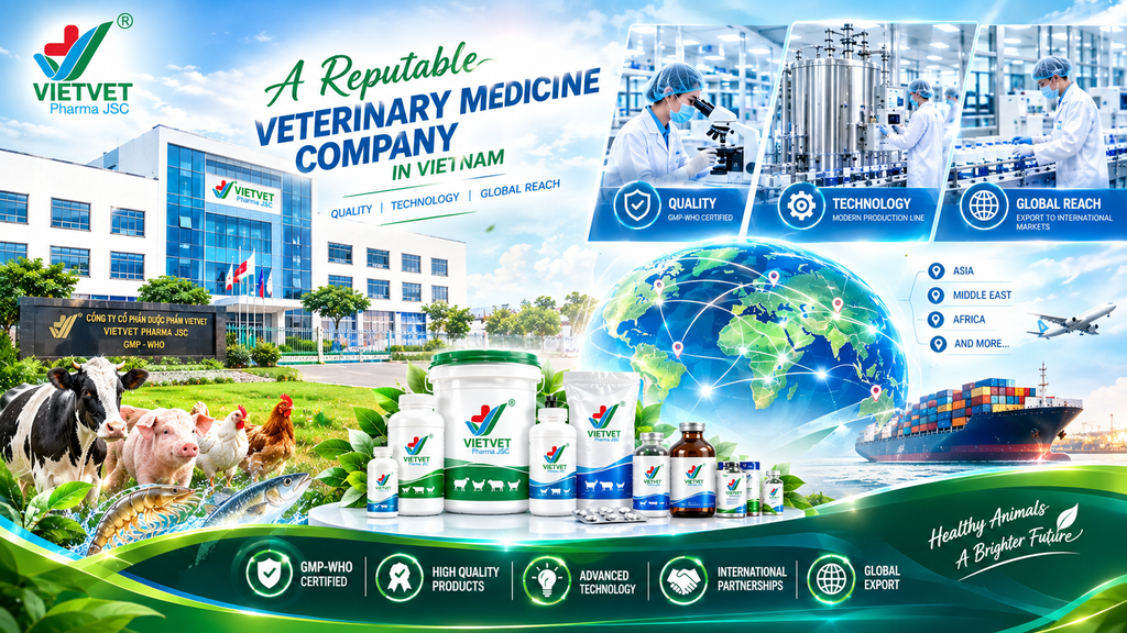 VIETVET: A REPUTABLE VETERINARY MEDICINE COMPANY IN VIETNAM