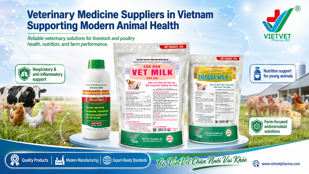 Veterinary Medicine Suppliers in Vietnam Supporting Modern Animal Health