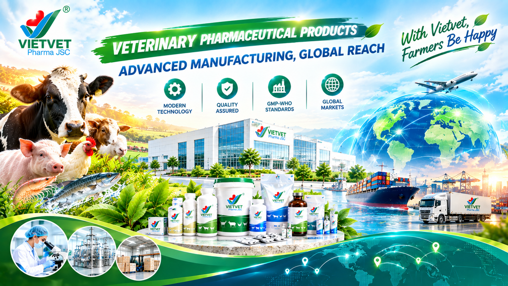 VETERINARY PHARMACEUTICAL PRODUCTS: ADVANCED MANUFACTURING, GLOBAL REACH