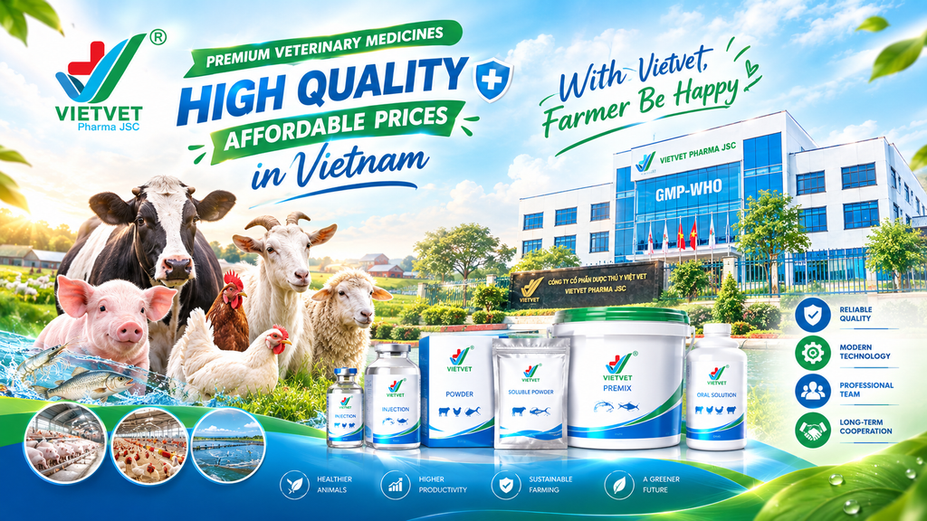 VETERINARY MEDICINES – QUALITY & AFFORDABLE PRICES IN VIETNAM
