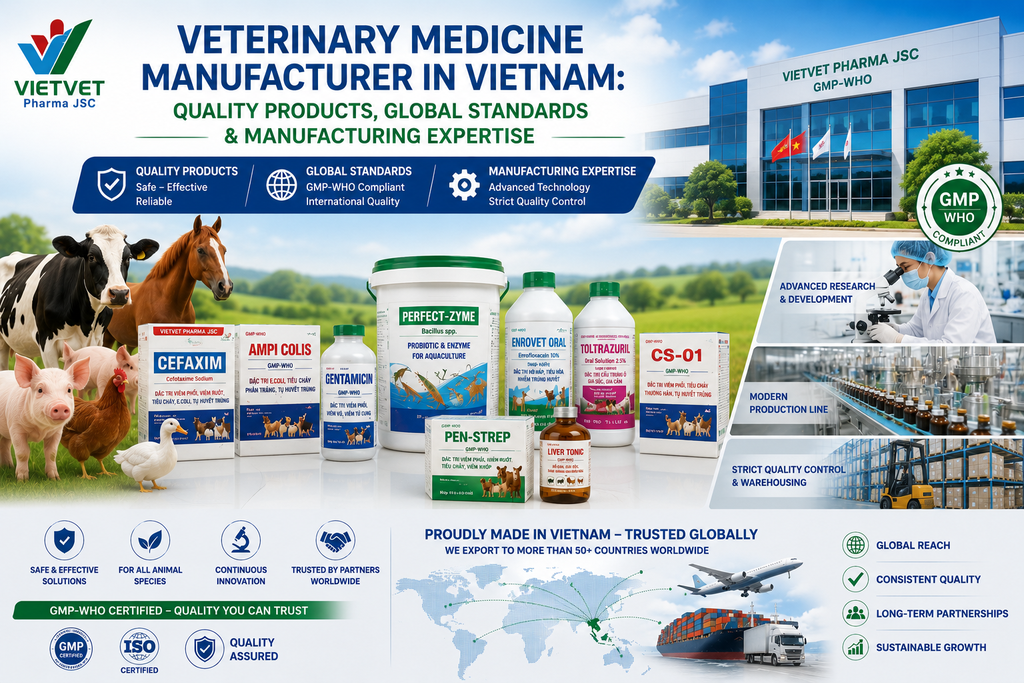 VIETVET - VETERINARY MEDICINE MANUFACTURER IN VIETNAM