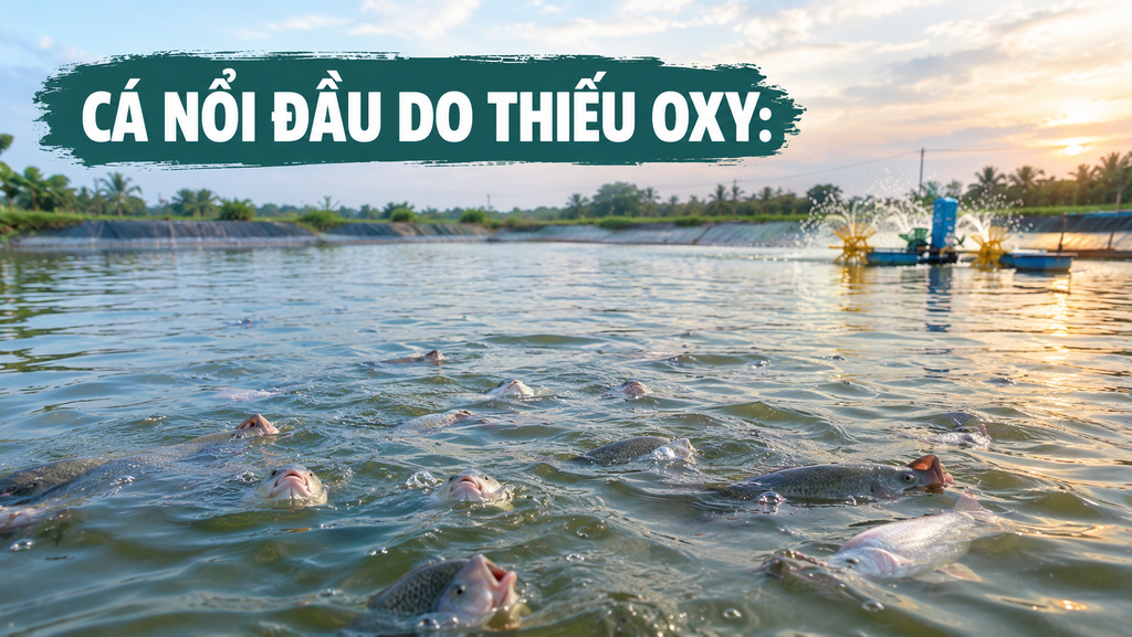 CÁ NỔI ĐẦU DO THIẾU OXY: NGUYÊN NHÂN, DẤU HIỆU VÀ CÁCH XỬ LÝ