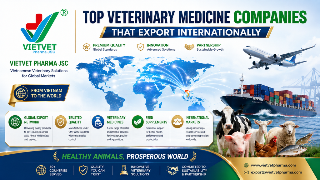 Top Veterinary Medicine Companies That Export Internationally