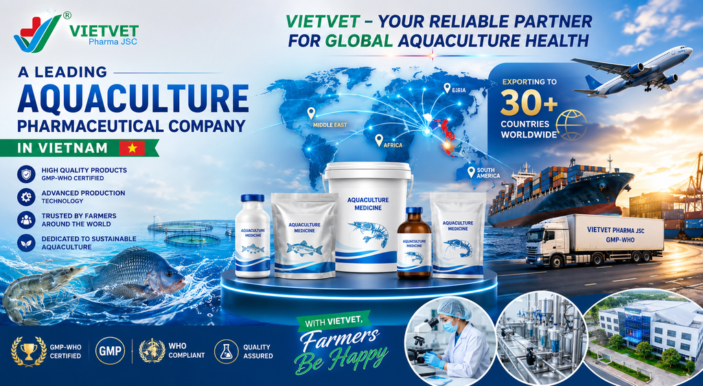 TOP AQUACULTURE PHARMA COMPANIES IN VIETNAM – VIETVET