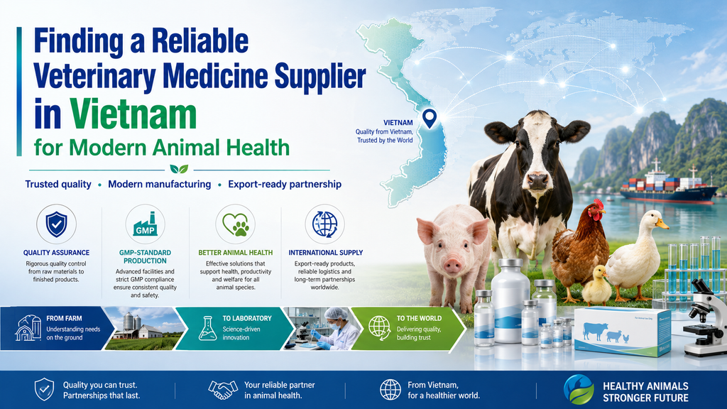 Finding a Reliable Veterinary Medicine Supplier in Vietnam for Modern Animal Health