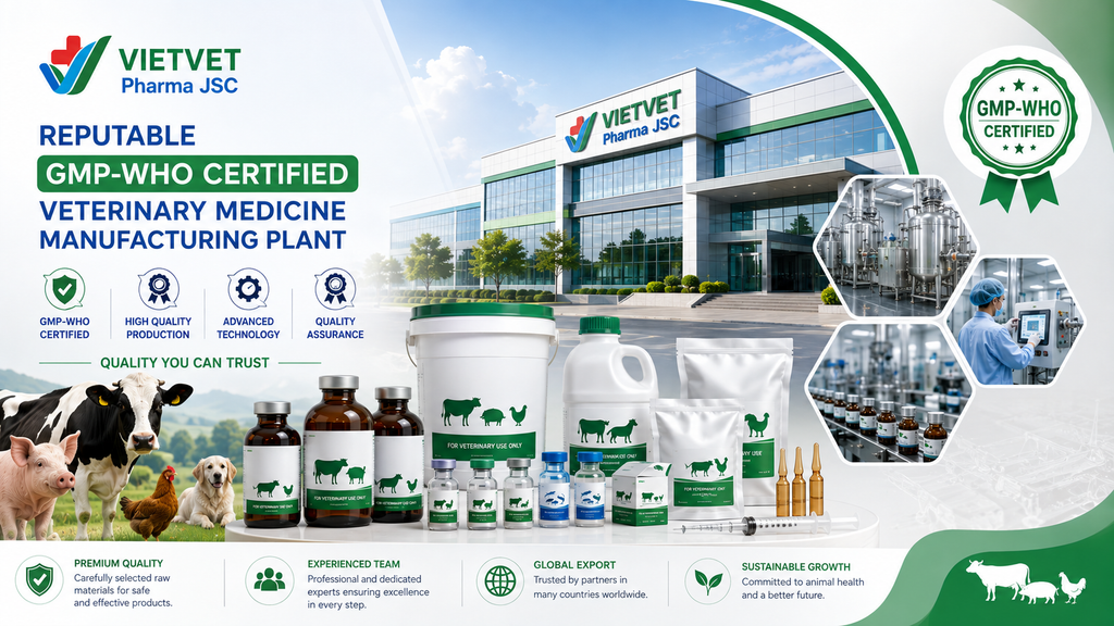 VIETVET – GMP-WHO CERTIFIED VETERINARY MEDICINE PLANT