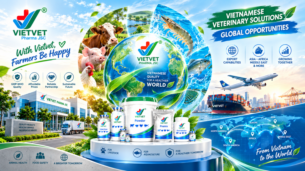 VIETVET PHARMA: QUALITY VETERINARY MEDICINES FOR EXPORT