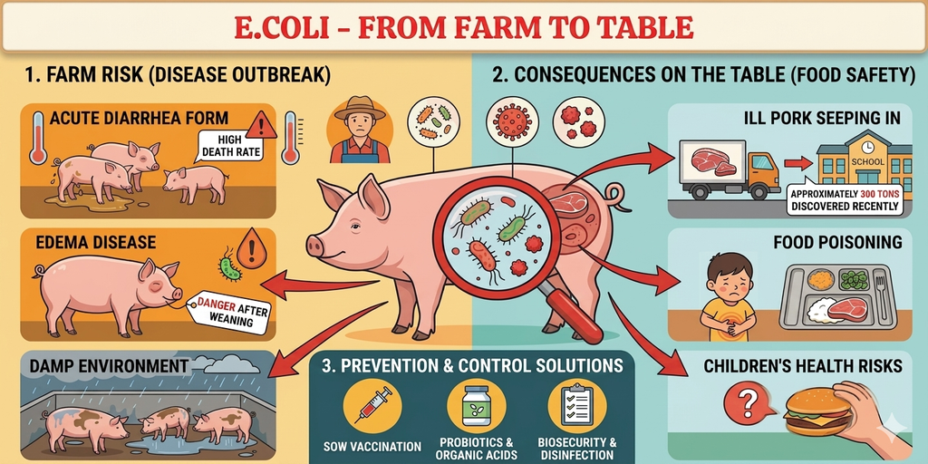 E.COLI IN PIGS: A THREAT TO LIVESTOCK FARMING AND FAMILIES