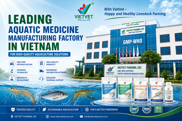 Vietvet Pharma – A Trusted Aquatic Medicine Manufacturer in Vietnam