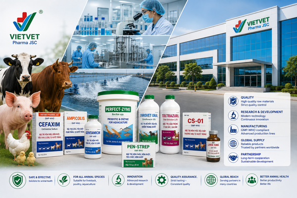 Vietvet Pharma JSC as a Veterinary Pharmaceutical Partner