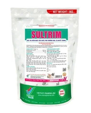 SULTRIM – VIETVET - Giải Pháp Hỗ Trợ Điều Trị Tiêu Chảy Do Vi Khuẩn Ở Heo