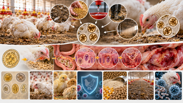 What Causes Coccidiosis in Poultry? vietvet