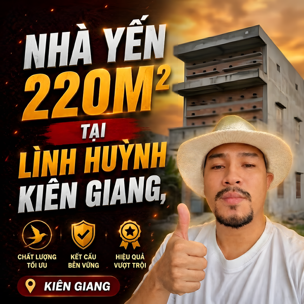 NHÀ YẾN 220M² TẠI LÌNH HUỲNH, KIÊN GIANG