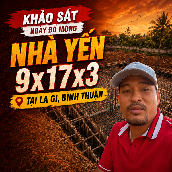 NHÀ YẾN 9x17x3 TẠI LA GI, BÌNH THUẬN – FULL THIẾT BỊ AUDAX INDONESIA