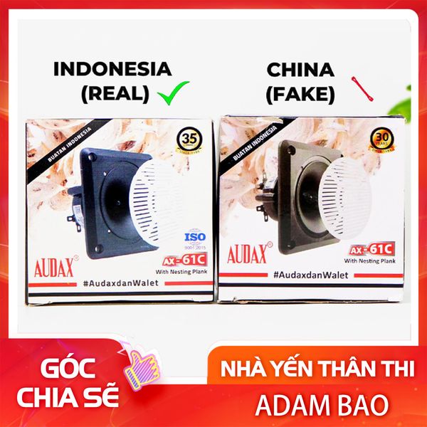 SỰ KHÁC BIỆT - LOA AUDAX INDONESIA VS LOA AUDAX CHINA