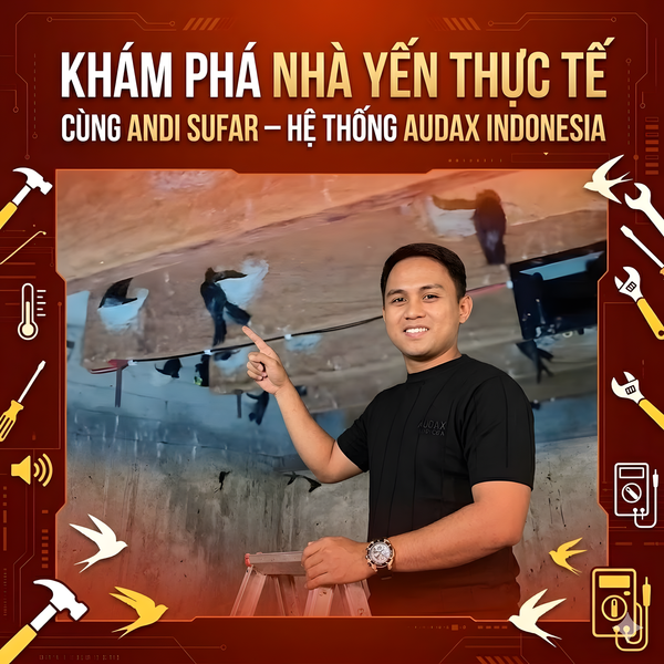 KHÁM PHÁ NHÀ YẾN THỰC TẾ CÙNG ANDI SUFAR – HỆ THỐNG AUDAX INDONESIA