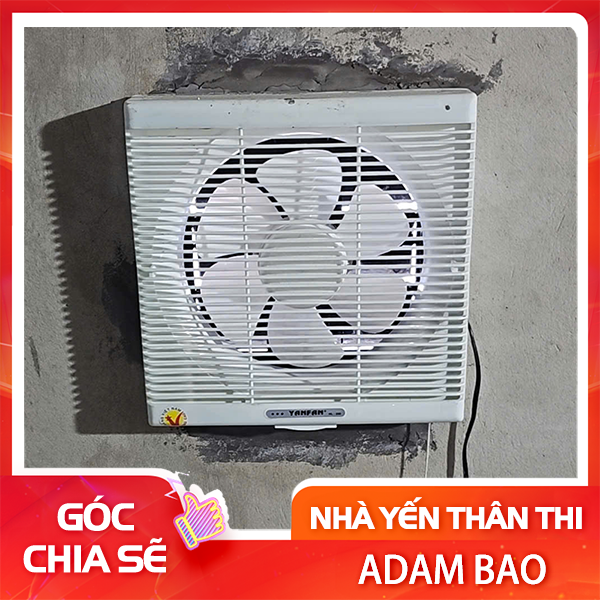 Vì sao phải dùng quạt hút khí trong nhà yến