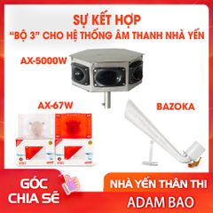 SỰ KẾT HỢP “BỘ 3” CHO ÂM THANH NHÀ YẾN