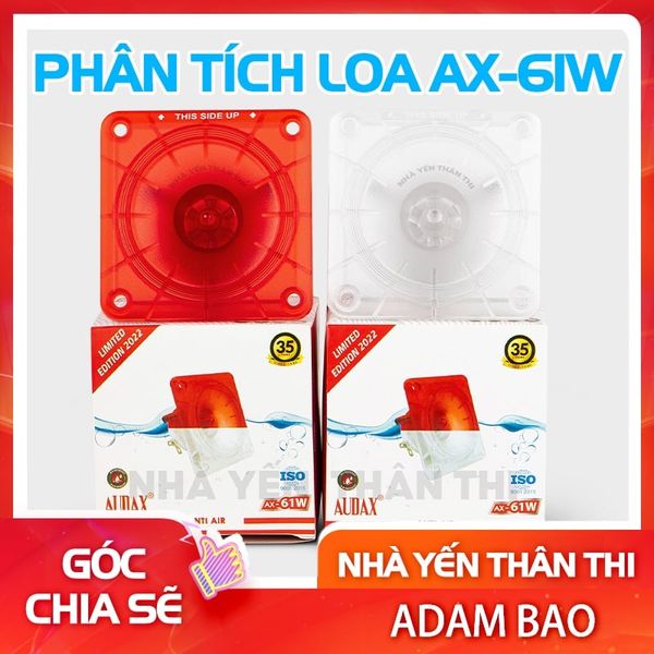 Adam Bao phân tích loa AX-61W  của Tập đoàn Audax Indonesia