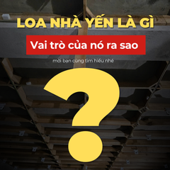 Loa Nhà Yến Là Gì? Cách Chọn Loa Ru – Loa Dẫn – Loa Cửa Hiệu Quả Cho Nhà Yến