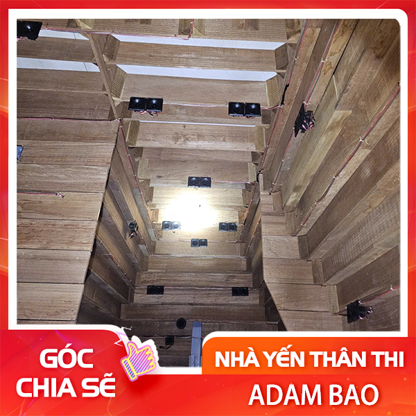 Đóng gỗ nhà yến kiểu đa tầng vách