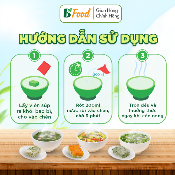 Canh ăn liền - B’ Soup