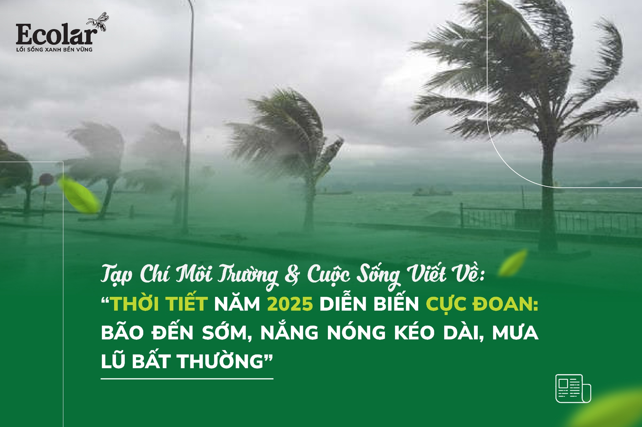 Thời tiết năm 2025 diễn biến cực đoan: Bão đến sớm, nắng nóng kéo dài, mưa lũ bất thường