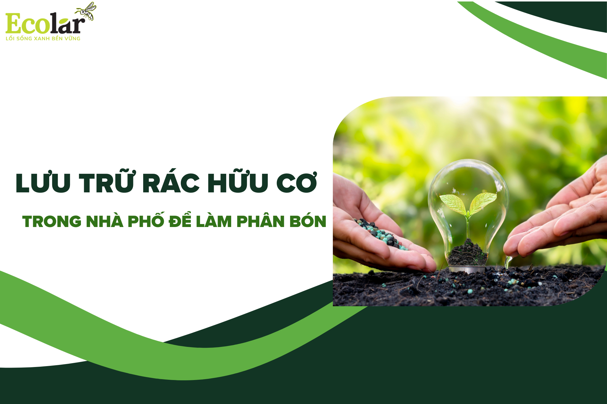 Lưu Trữ Rác Hữu Cơ Trong Nhà Phố Để Làm Phân Bón