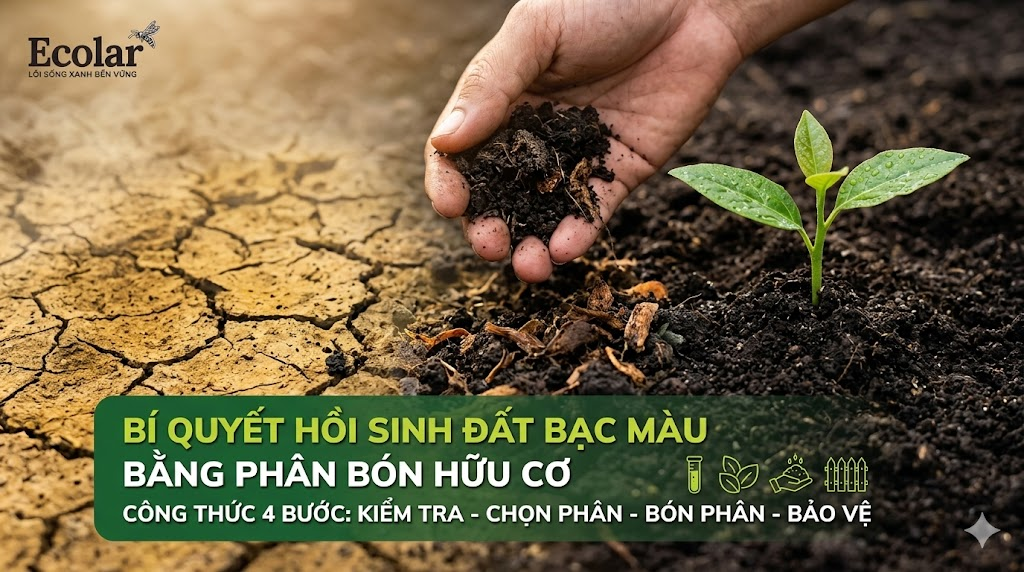 Cách Cải Tạo Đất Bạc Màu Bằng Phân Bón Hữu Cơ Hiệu Quả