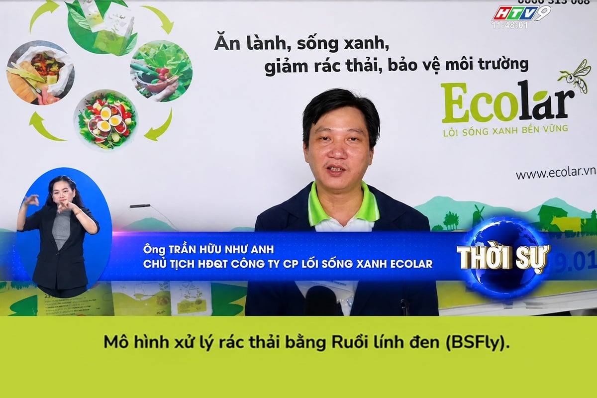 HTV9 Đưa Tin: Ecolar – Doanh Nghiệp Trẻ Tiên Phong Xây Dựng Kinh Tế Tuần Hoàn Từ Rác Hữu Cơ