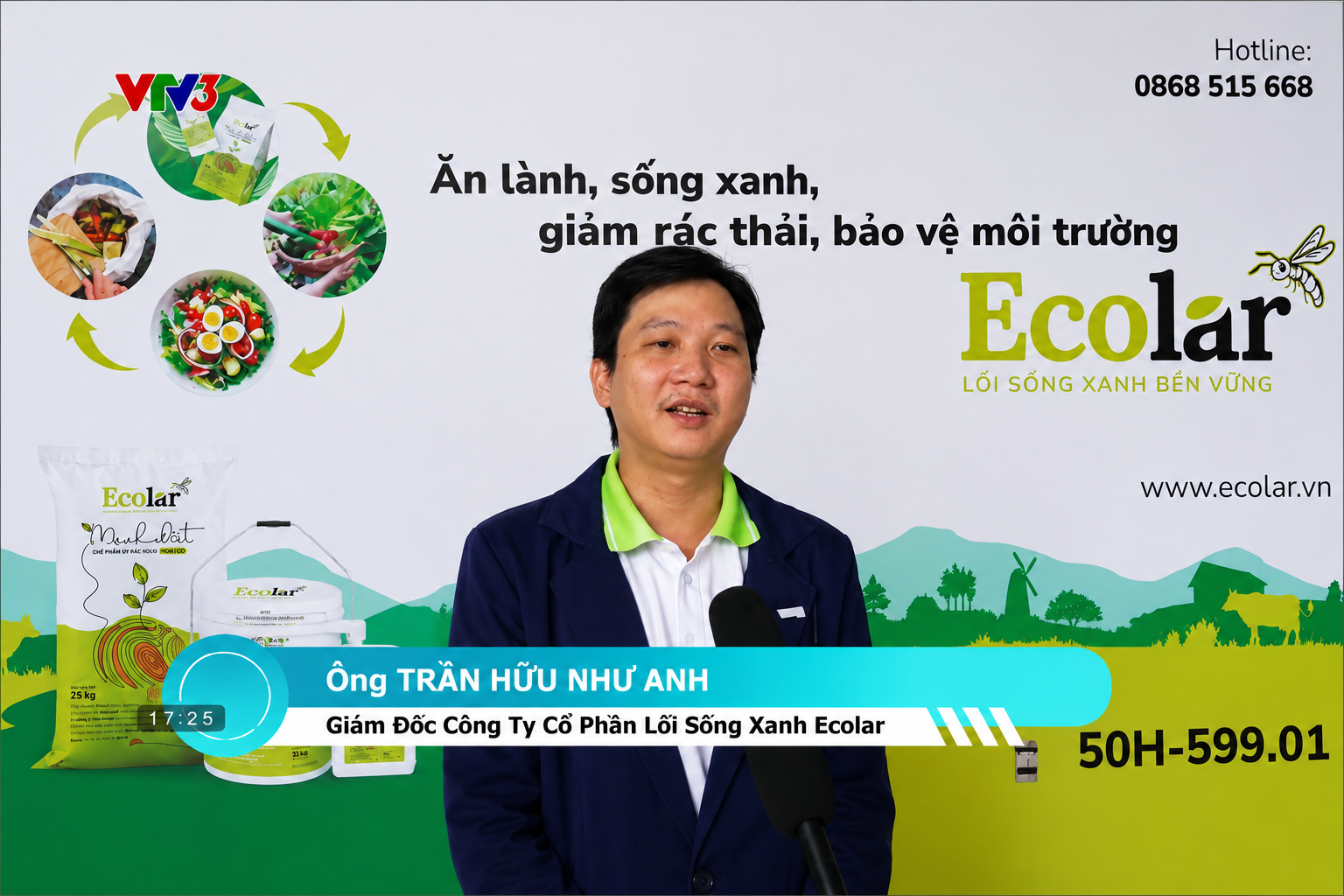 VTV3 Đưa Tin: Ecolar – Doanh Nghiệp Trẻ Đồng Hành Cùng Mục Tiêu Giảm Phát Thải Và Net Zero 2050