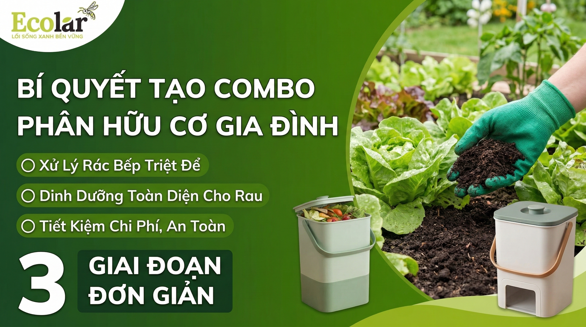 Combo phân hữu cơ: giải pháp nông nghiệp an toàn và tiết kiệm cho gia đình