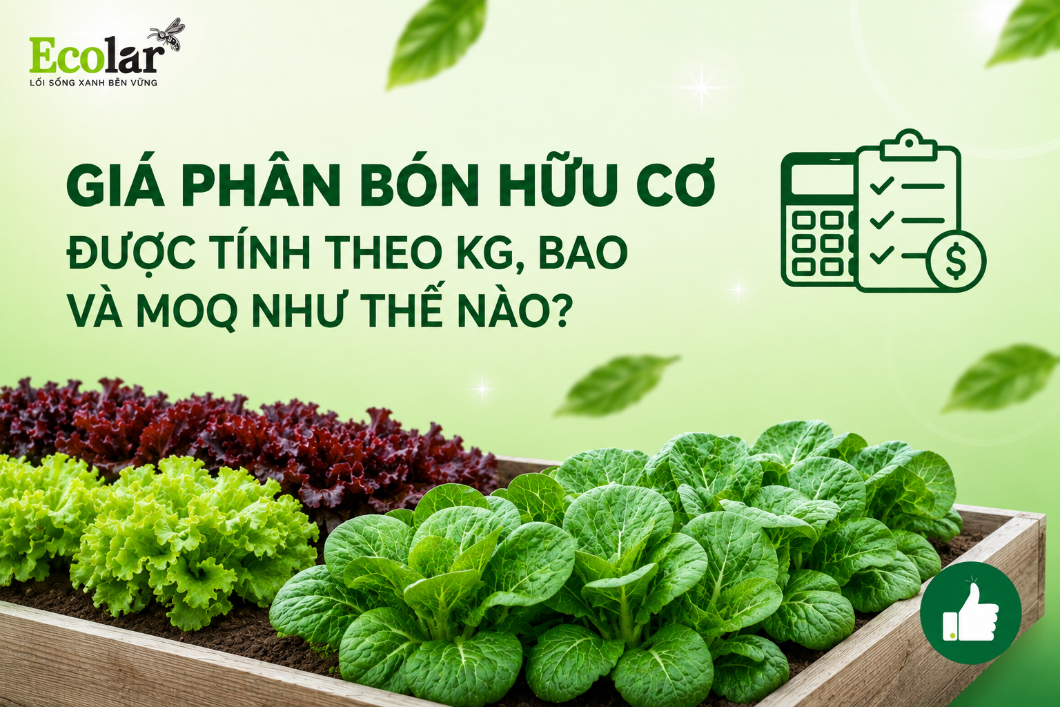 Giá Phân Bón Hữu Cơ Được Tính Theo Kg, Bao Và MOQ Như Thế Nào?