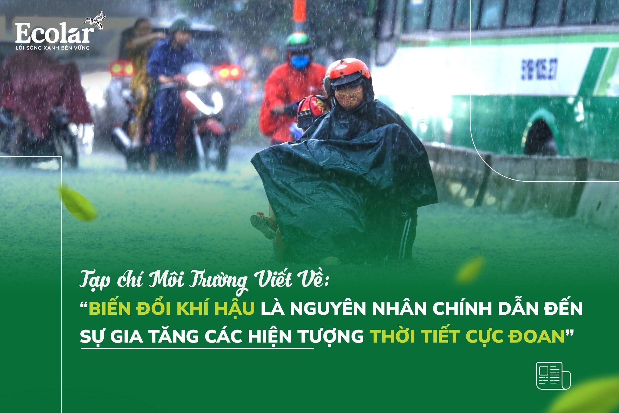 Biến Đổi Khí Hậu Là Nguyên Nhân Chính Dẫn Đến Sự Gia Tăng Các Hiện Tượng Thời Tiết Cực Đoan